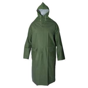 TOPTRADE Plášť do dažďa s kapucňou, zelený, veľkosť L 600245