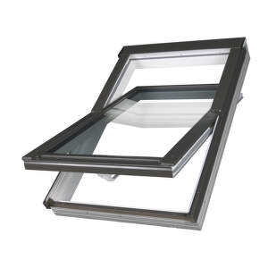 FAKRO Strešné okno plastové kyvné PTP-V U3 66 x 98 cm, biele
