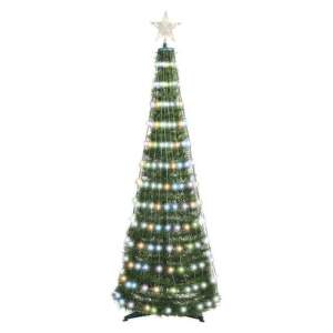 EMOS LED vianočný stromček so svetelnou reťazou a hviezdou, 1,5 m, vnút., ovládač, časovač, RGB, 1550044022