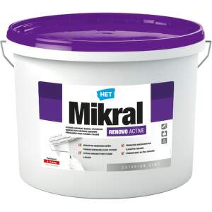 HET Fasádna silikónová farba Mikral RENOVO ACTIVE 12 kg