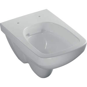 Geberit Selnova Compact - Závesné WC s hlbokým splachovaním, hranatý dizajn, Rimfree 500.280.01.1