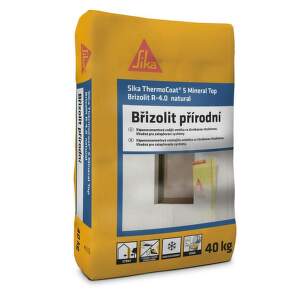 Brizolitová omietka Sika ThermoCoat-5 Mineral Top Brizolit, natur, 40 kg