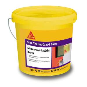Siloxanová fasádna farba Sika ThermoCoat 5 Color, 10 l