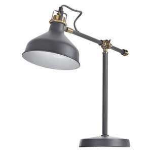 EMOS Stolná lampa HARRY, tmavo šedá, 1538171000