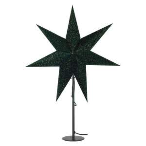 EMOS LED hviezda papierová so stojančekom, zelená, 45 cm, vnútorná, 1550005012