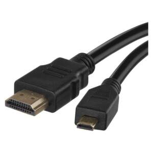 EMOS HDMI 2.0 high speed kábel A vidlica – D vidlica 1,5m, 2333101014