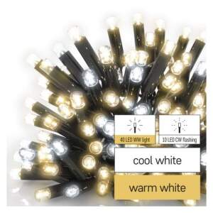 EMOS Profi LED spojovacia reťaz preblikávajúca – cencúle, 3 m, vonkajšia, teplá/studená biela, 1550023001