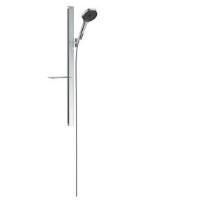 HansGrohe Rainfinity - Súprava sprchovej hlavice 130, 3jet, tyče 900 mm a hadice, EcoSmart, chróm 27672000