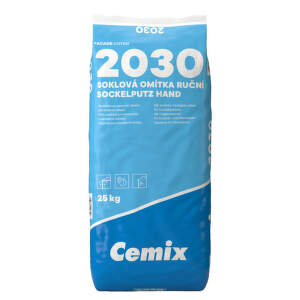 CEMIX Soklová omietka ručná 2030, 25 kg