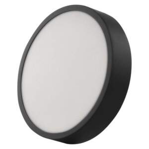 EMOS LED prisadené svietidlo, kruhové, čierne, 21W, CCT, 1539087212