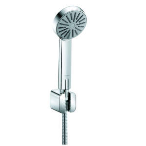 Kludi  -  vaňový set (ručná sprcha Eco 2-polohová, hadica 1250mm, držiak) chróm  6565005-00