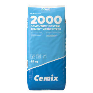 CEMIX Cementový prednástrek 2 mm 2000, 25 kg