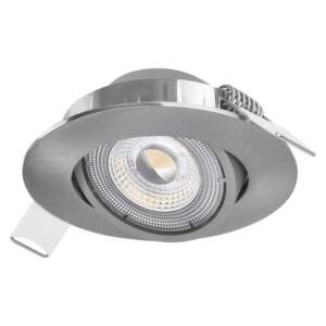 EMOS LED bodové svietidlo Exclusive strieborné, kruh 5W neutr. b., 1540125570