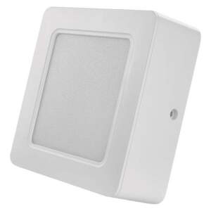 EMOS LED prisadené svietidlo RUBIC, štvorcové, biele, 9W, neutrálna biela, 1539085093