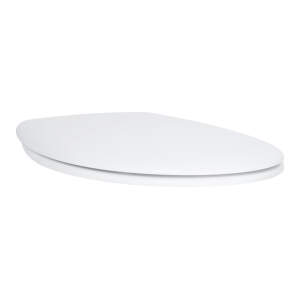 Grohe Bau Ceramic - WC doska so sklápaním SoftClose, duroplast, biela 39493000