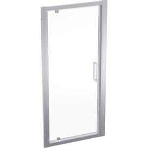 Geberit GEO - Sprchové dvere 90x190 cm, strieborná/číre sklo 560.125.00.2