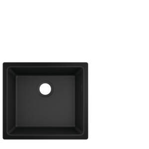 HansGrohe Drezy - Podstavný granitový drez S510-U450, grafitová čierna 43431170