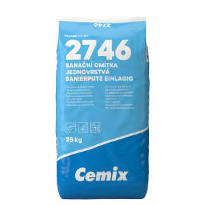CEMIX Sanačná omietka jednovrstvová 2746, 25 kg