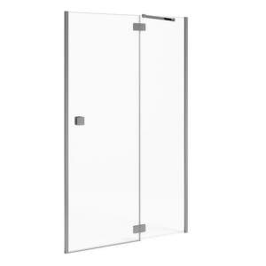 JIKA Cubito Pure - sprchové dveře jednokřídlých bezrámové s pevným segmentem 900 / 1950mm, levé, transparentní sklo H2544220026681