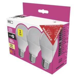 EMOS LED žiarovka Classic A60 / E27 / 8,5 W (60 W) / 806 lm / teplá biela, 1525733202