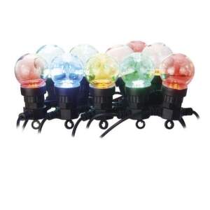 EMOS LED svetelná reťaz – 10x párty žiarovky, 5 m, vonkajšia aj vnútorná, multicolor, 1550004000