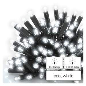 EMOS Profi LED spoj. reťaz preblikávajúca – cencúle, 3 m, vonkajšia, studená biela, 1550022006
