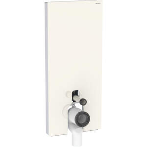 Geberit Monolith Plus - Sanitárny modul na stojace WC, 114 cm, spodný prívod vody, sklo/pieskovo sivá 131.233.JL.7