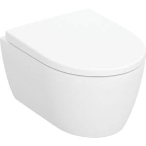 Geberit iCon - Závesné WC s doskou SoftClose, Rimfree, matná biela 502.381.JT.1