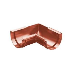 GUTTA Roh PVC žlabu Aqua vnitřní 150 mm / 90°, cihl. červená 4394313