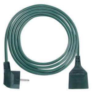 EMOS Predlžovací kábel 2 m / 1 zásuvka / zelený / PVC / 1 mm2, 1902010200
