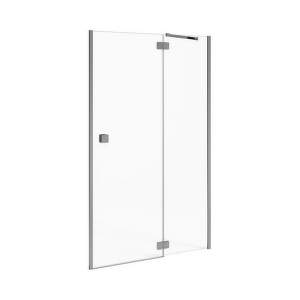 JIKA Cubito Pure - sprchové dvere jednokrídlové bezrámové s pevným segmentom 800 / 1950mm, pravé, transparentné sklo s Jika perla Glass H2544210026681