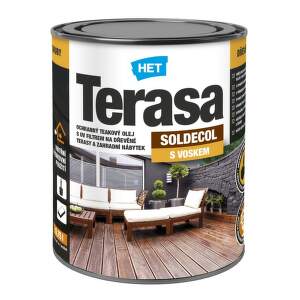HET Ochranný olej Soldecol TERASA ST 58 - Teak 2,5 l