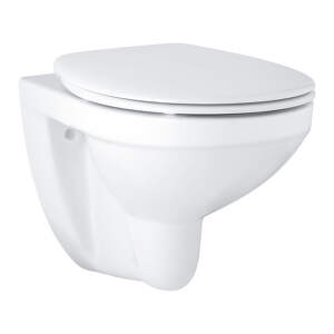 Grohe Bau Ceramic - Závesné WC s doskou, alpská biela 39497000