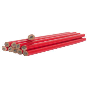 TOPTRADE Ceruzka tesárska 180 mm červená (50 ks/bal) 600206