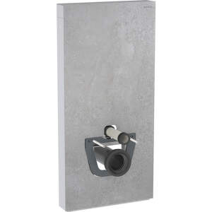 Geberit Monolith Plus - Sanitárny modul na závesné WC, 101 cm, spodný prívod vody, vzhľad betónu 131.221.JV.7