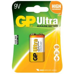 TOPTRADE Batéria GP Ultra Alkaline plochá 9 V (1 ks/bal) 605510