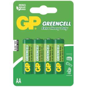 TOPTRADE Batéria GP Greencell AA 1,5 V (4 ks/bal) 605502