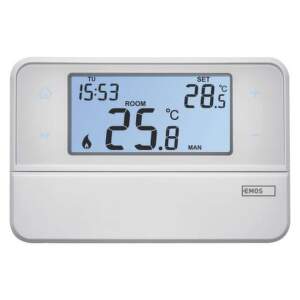 EMOS Digitálny izbový termostat OpenTherm, drôtový, P5606OT, 2101208000