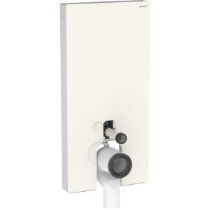 Geberit Monolith Plus - Sanitárny modul na stojace WC, 101 cm, spodný prívod vody, sklo/pieskovo sivá 131.202.JL.7