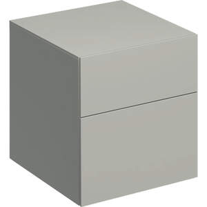 Geberit Xeno 2 - Bočná skrinka 450x510 mm so zásuvkami, sivobéžová 500.504.00.1