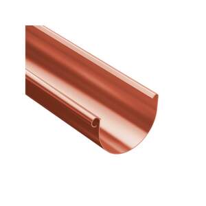 GUTTA Okapový žlab PVC Aqua 125 mm, 4m, cihl. červená 4394305