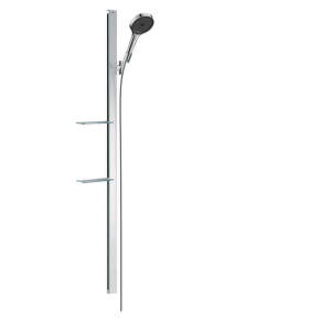 HansGrohe Rainfinity - Súprava sprchovej hlavice 130, 3jet, tyče 1500 mm a hadice, EcoSmart, chróm 27674000