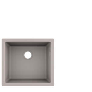 HansGrohe Drezy - Podstavný granitový drez S510-U450, betónová sivá 43431380