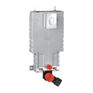 Grohe Uniset - Predstenový inštalačný modul, splachovacia nádrž DG2, s tlačidlom Skate Air, chróm 38723001