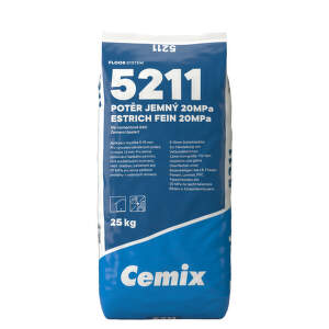 CEMIX Poter jemný 20 MPa 5211, 25 kg
