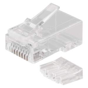 EMOS Konektor RJ45 pre UTP kábel (drôt), biely, 1821000700