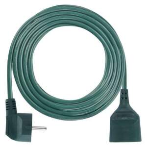 EMOS Predlžovací kábel 5 m / 1 zásuvka / zelený / PVC / 1,5 mm2, 1901010505