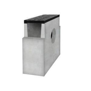 GUTTA betonová vpusť pro spádový žlab B125 s litinovou mříží H250 500x200x500 mm 4294798x
