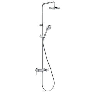 Kludi Logo - Dual shower systém s vaňovým výtokom (hlav.sprcha 200, vaň.batéria, ručná sprcha 1S, hadica 1600,držiak) chróm  6808305-00