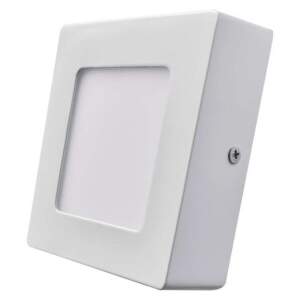 EMOS LED panel 120×120, štvorcový prisadený biely, 6W teplá biela, 1539061050